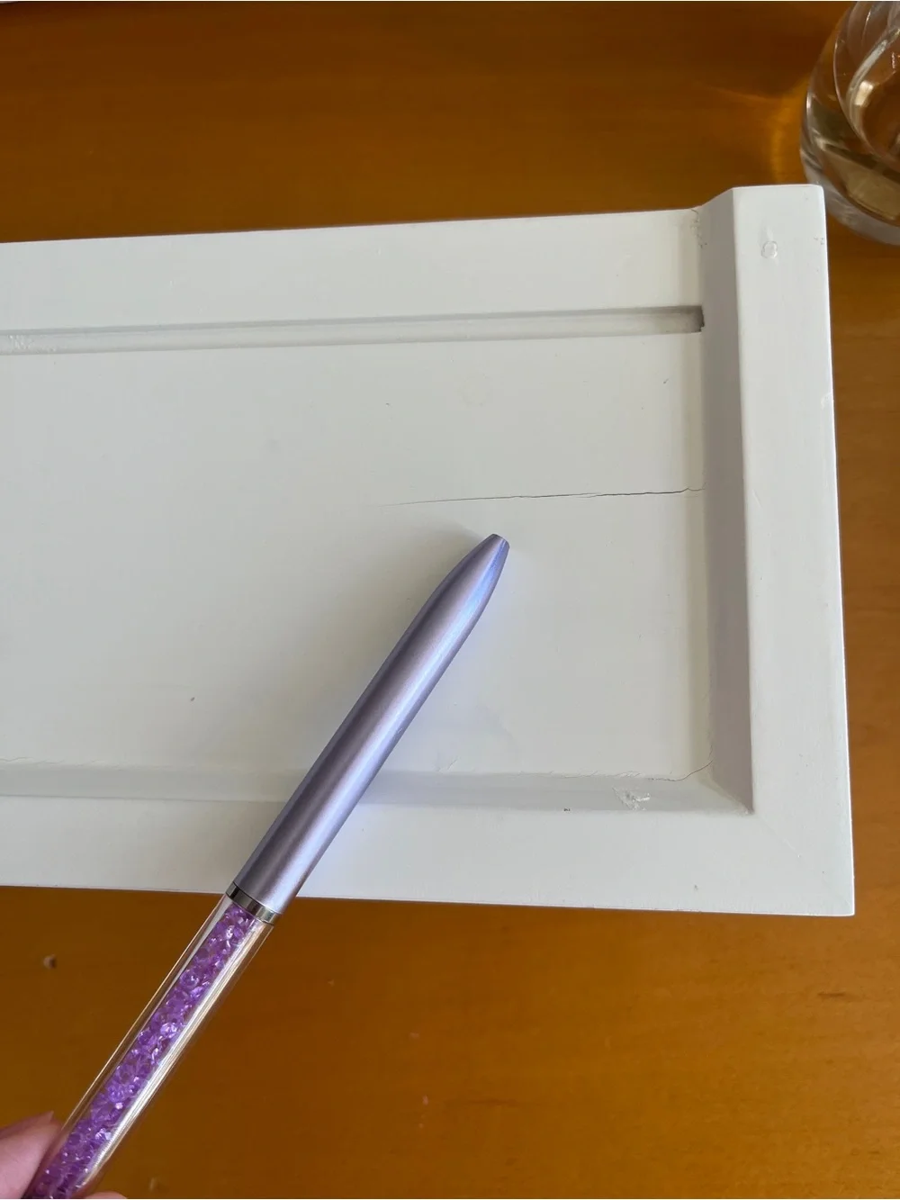 White shelves wall mounted